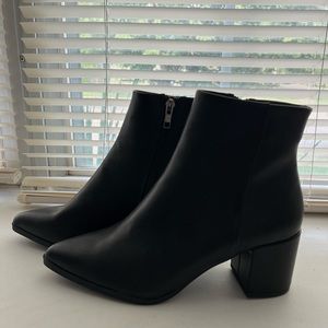 Madden Girl Heeled Black Booties